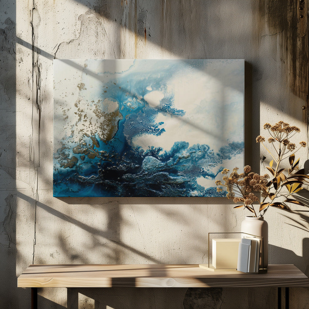 Blaue Meerestiefe - Royal Escape | Leinwand