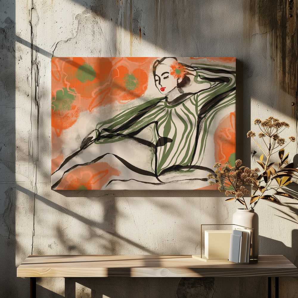 Florale Gelassenheit | Leinwand