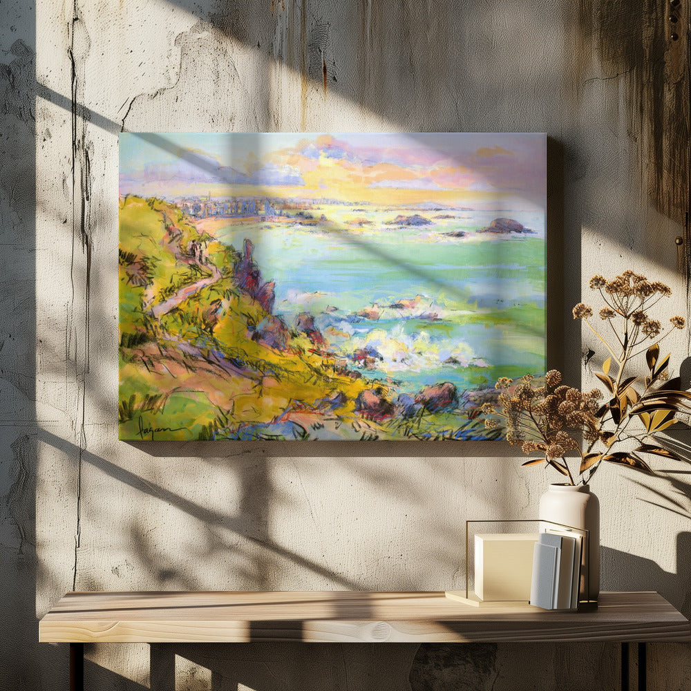 Westansicht | Leinwand