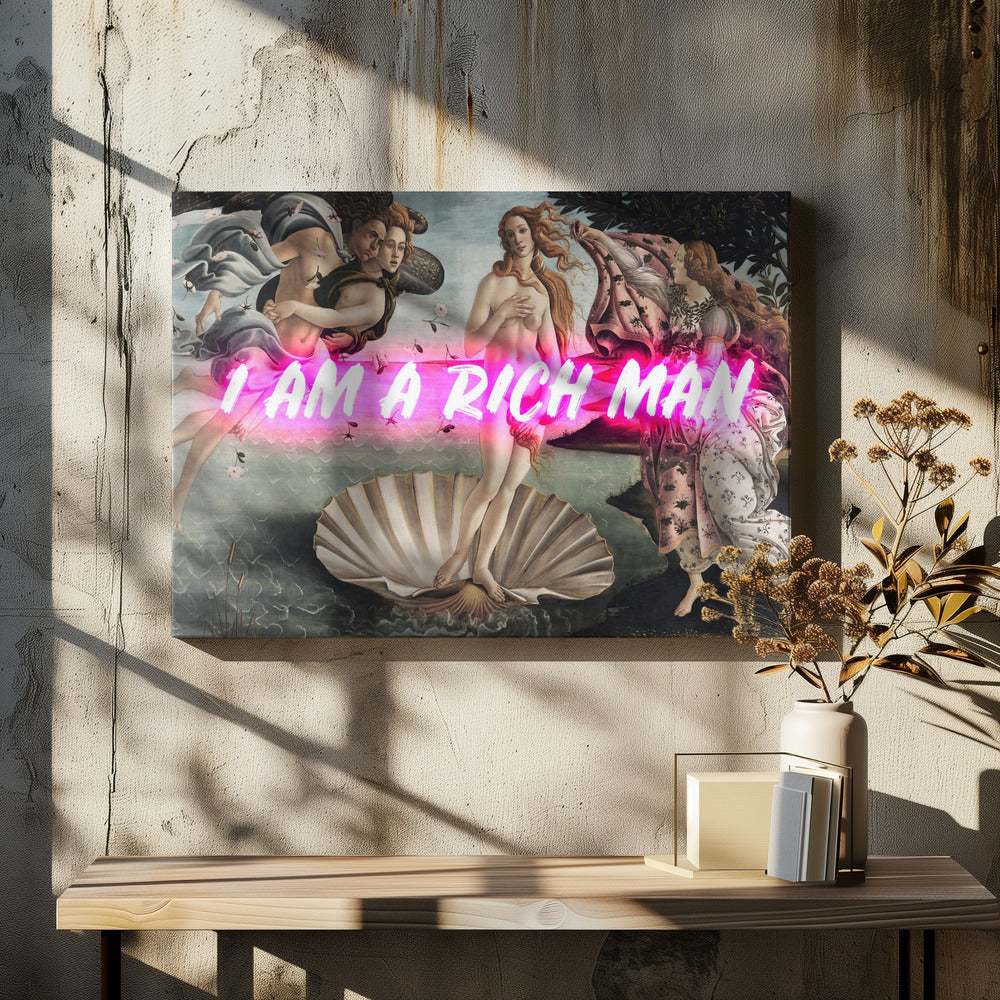 Neonvenusrichman Verhältnis 4x5 | Leinwand