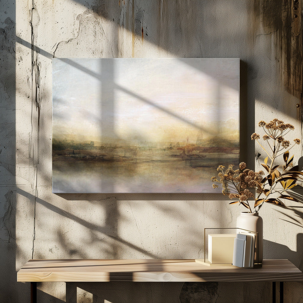 Abendfluss | Leinwand