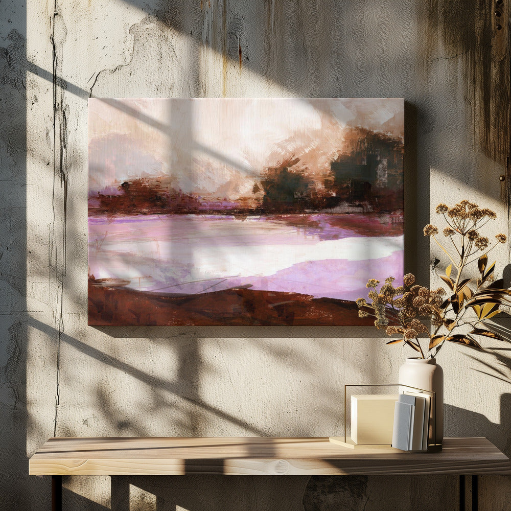 Eine friedliche Panoramalandschaft 2 | Leinwand