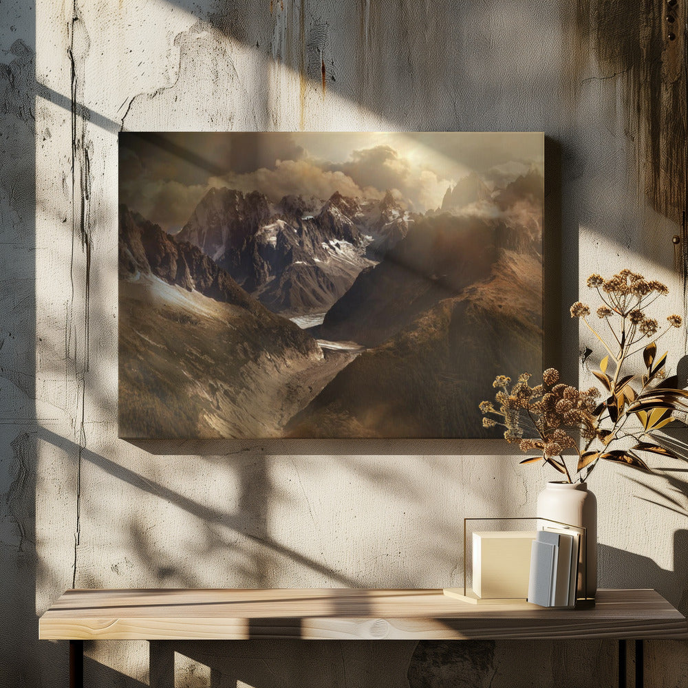 Mont Blanc Massiv | Leinwand