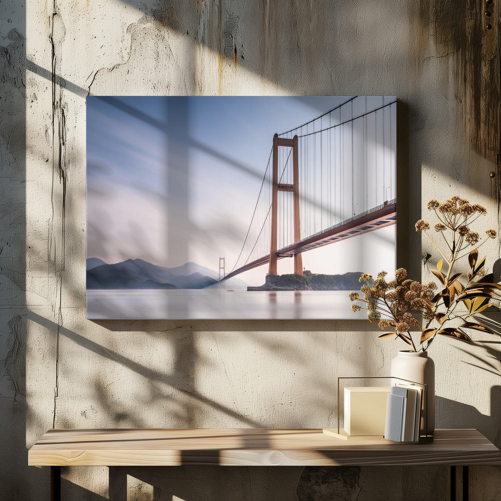 Xihou-Brücke und Mondbucht | Leinwand