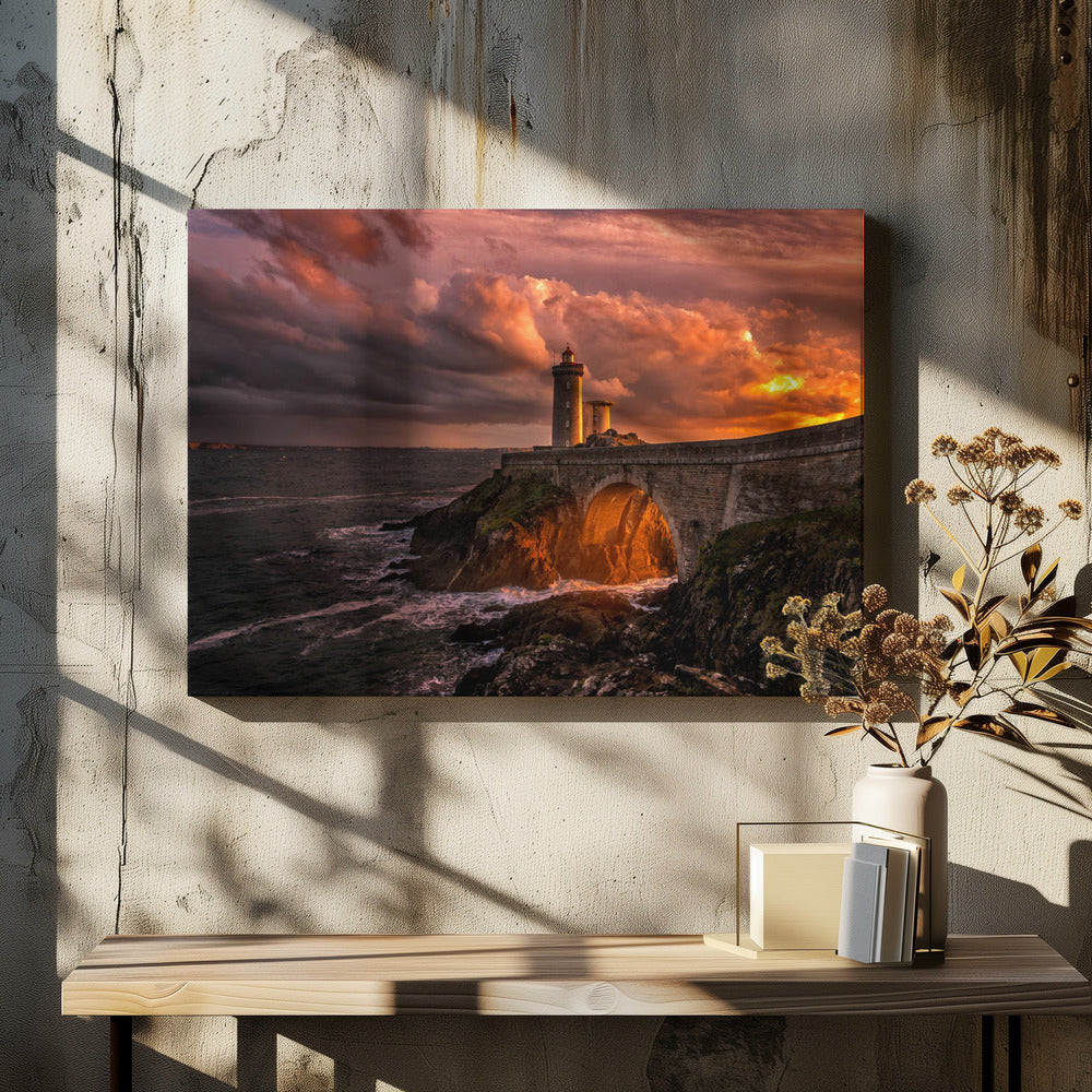 Die Sonne ist untergegangen | Leinwand