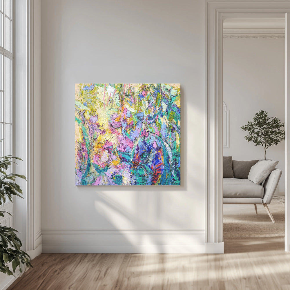 Expressionistisches farbenfrohes Abstraktes | Leinwand