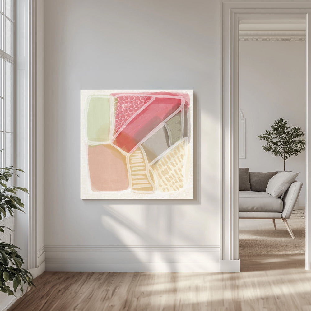 Abstraktes Aquarell | Leinwand