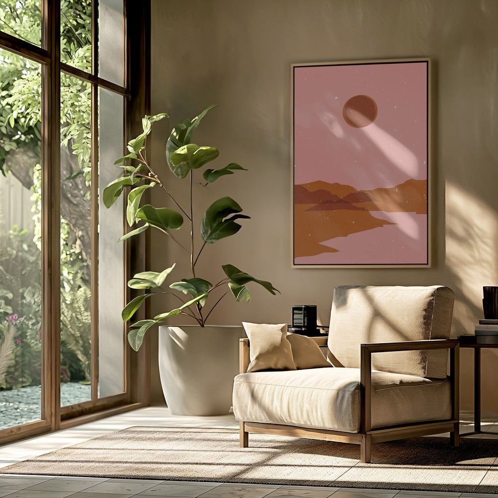 Moon  landscape | Poster