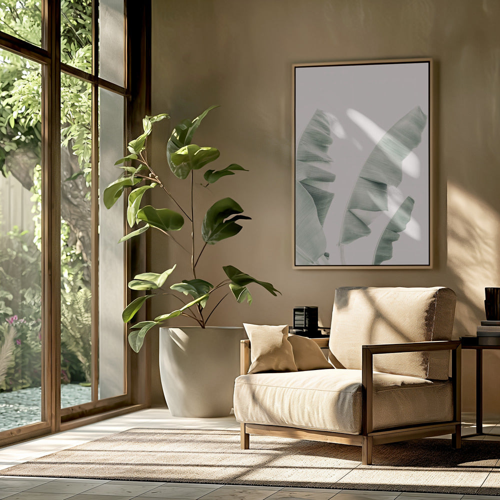 Blush Bananenblätter | Poster