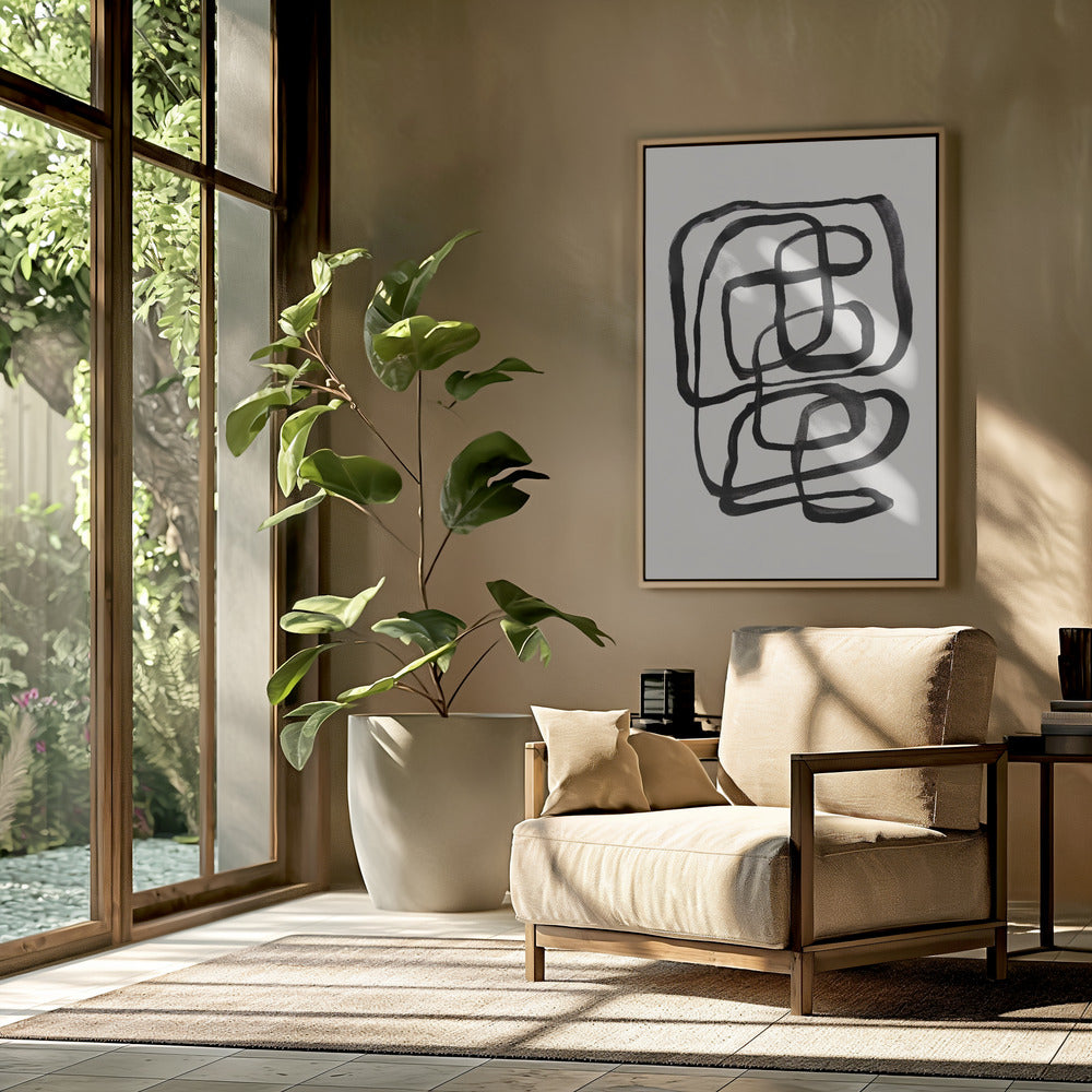 Abstrakte Linien I | Poster