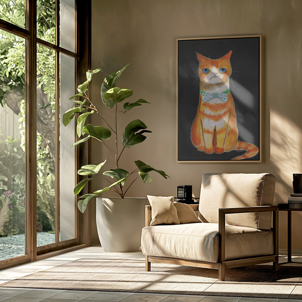 Traurige Katze | Poster
