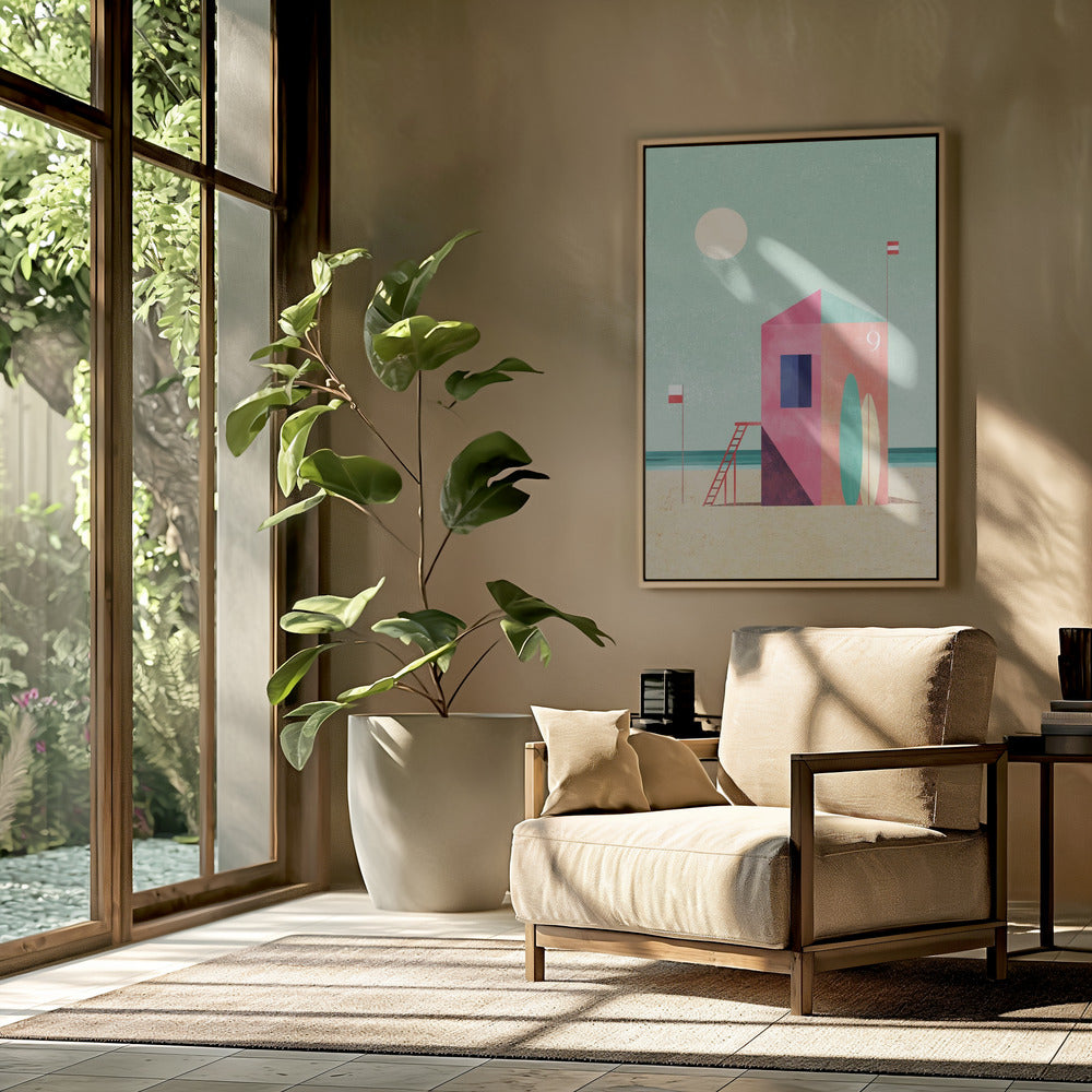 Surfhütte | Poster