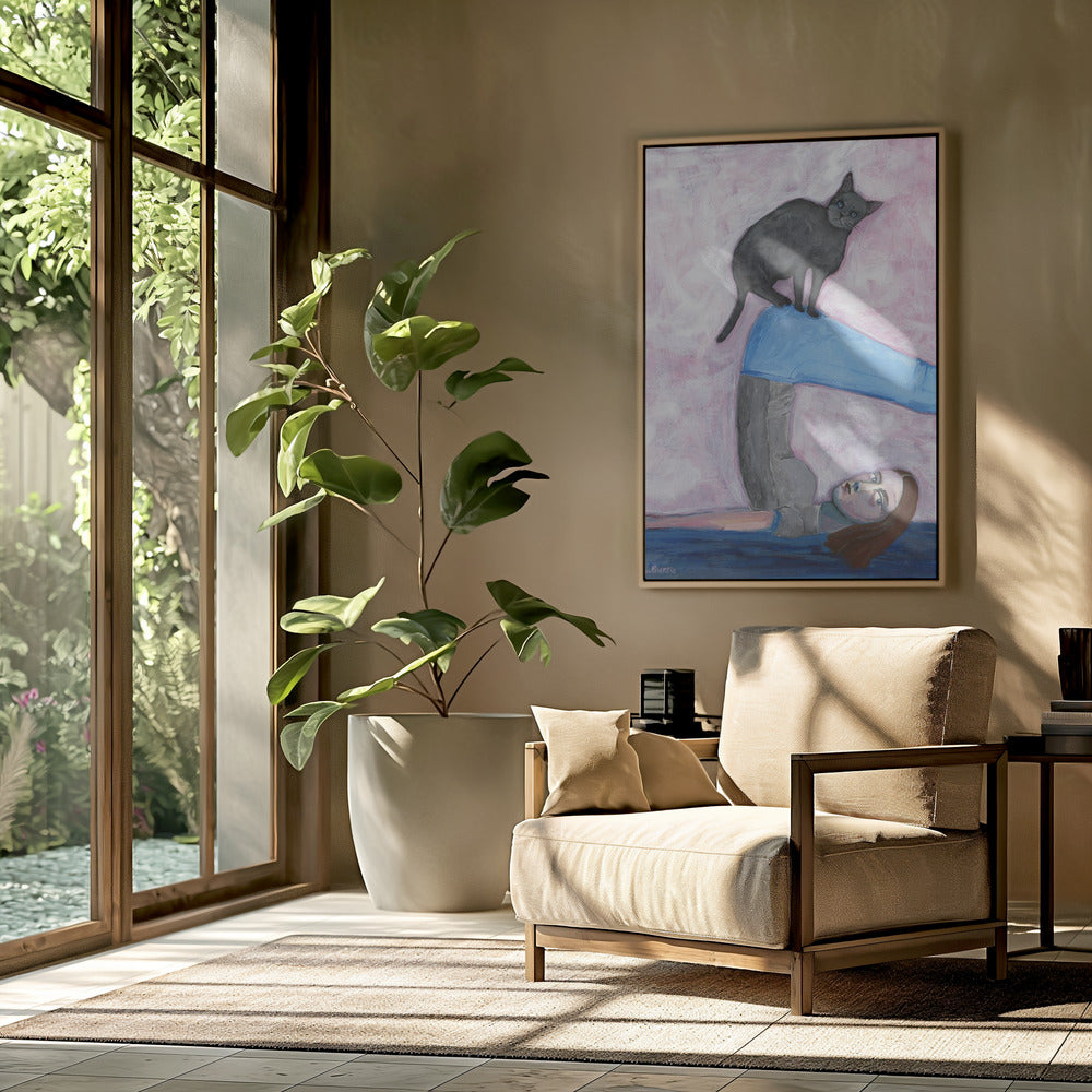 Yoga with my Cat | Poster