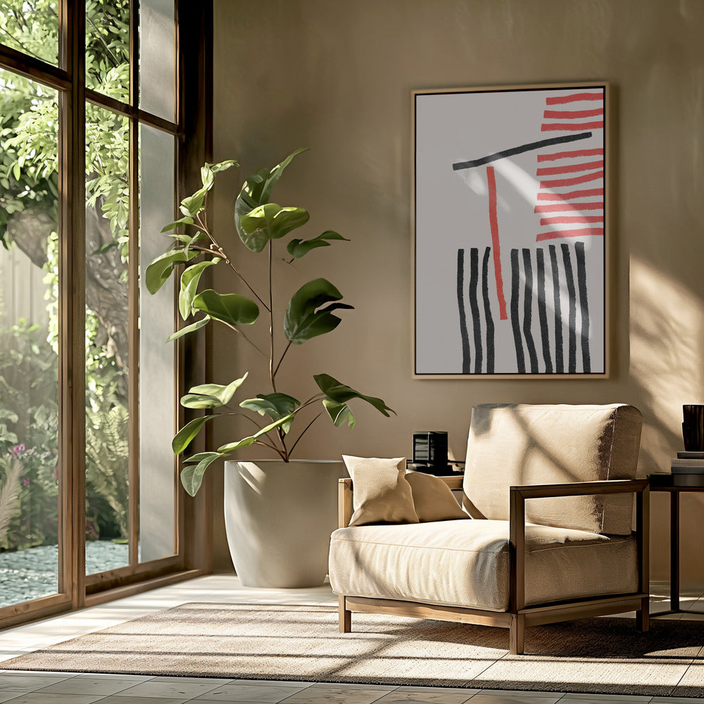 Minimale Linien #2 | Poster