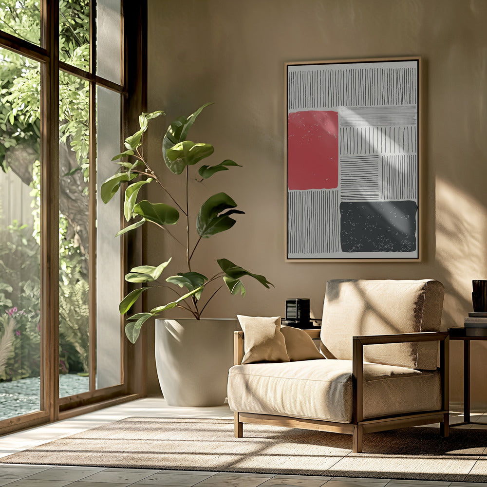 Subtile Linien Serie Nr. 4 | Poster