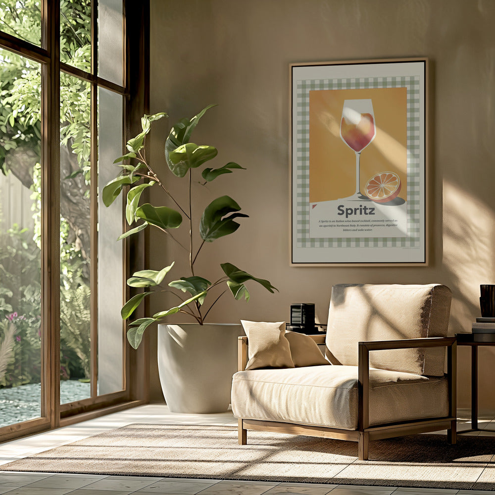 Spritz Retro-Druck | Poster