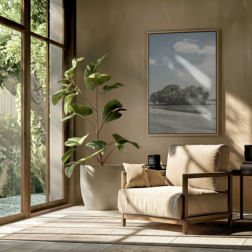 Serene Island landscape | Poster