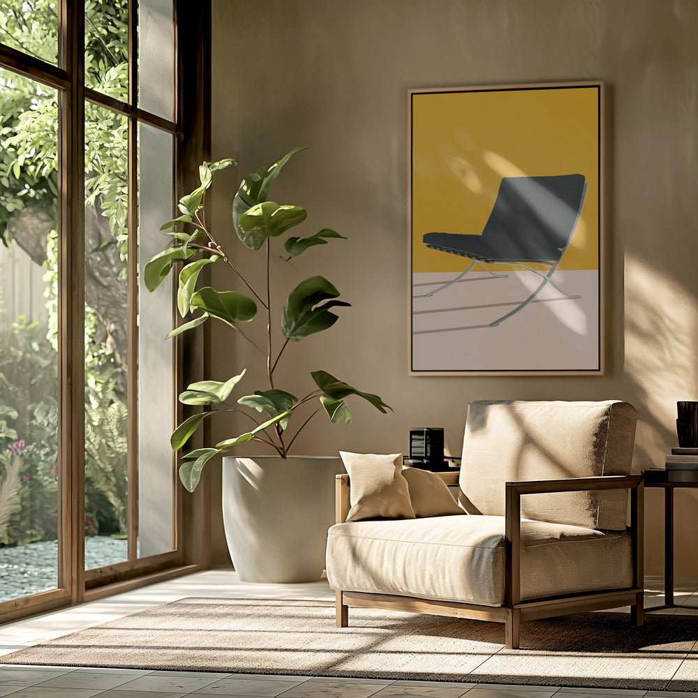 Barcelona Chair By Mies Van Der Rohe | Poster