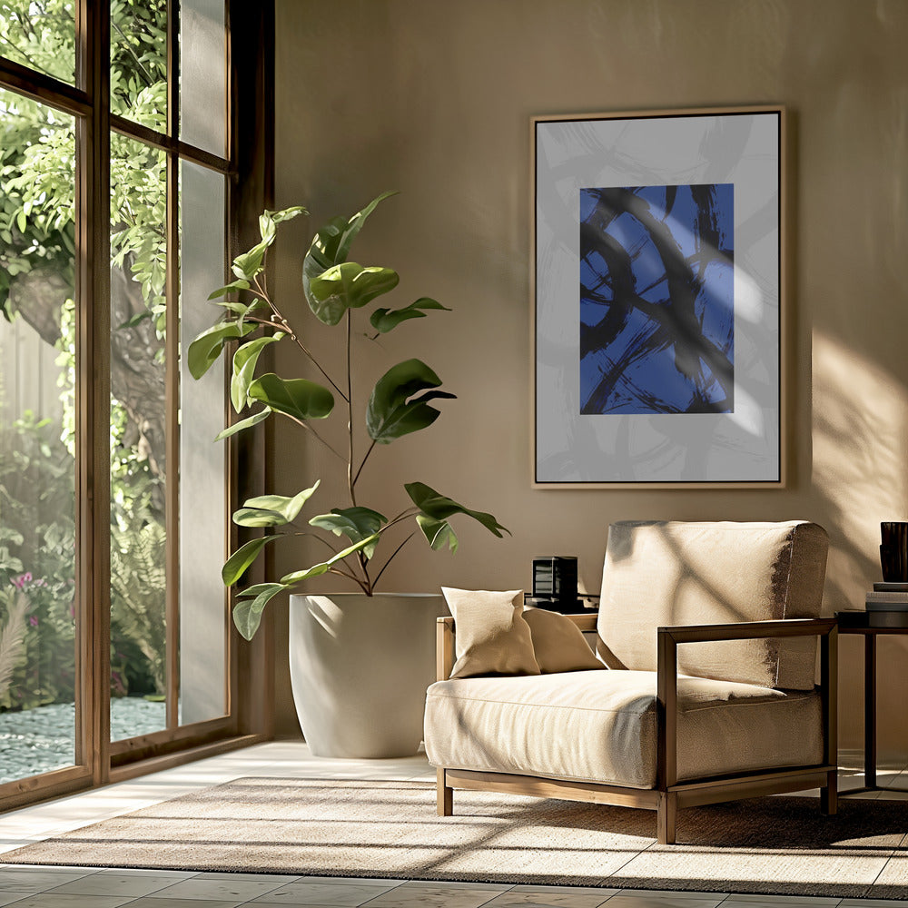 Abstrakte Pinselstriche 98Y | Poster