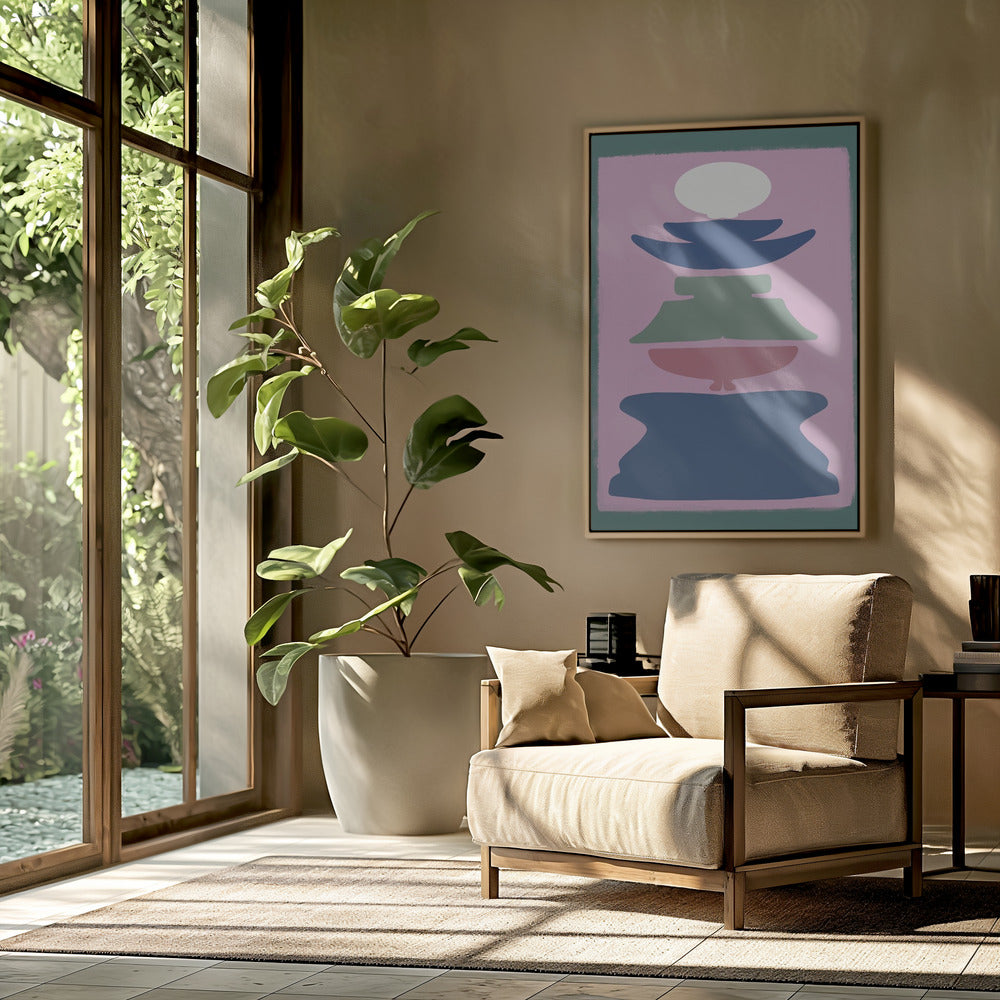 Bold Colorful shapes | Poster