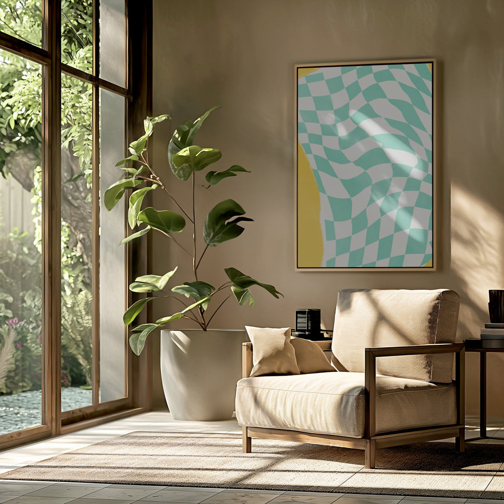 Summer Line Drying Fabric | Poster