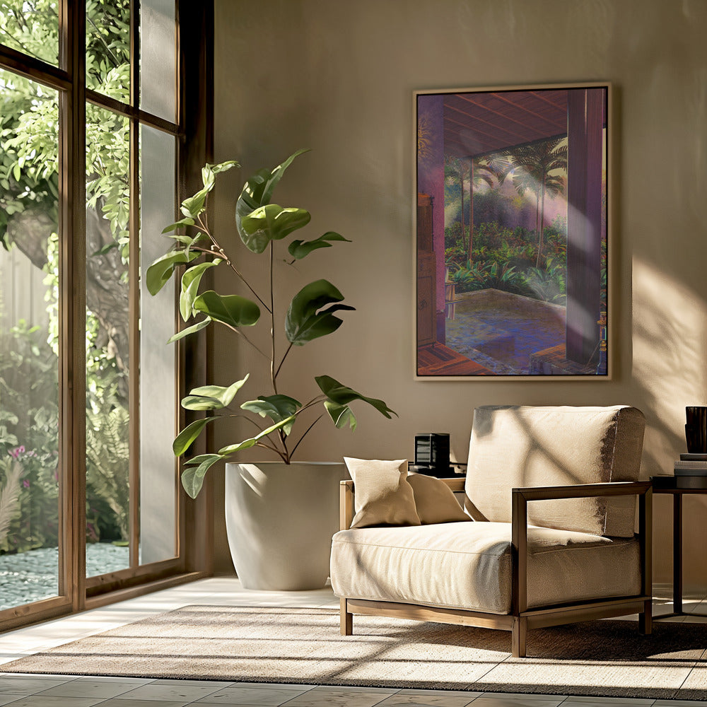 Kunstdruck „Regenwald-Infinity-Pool“ (a1) | Poster
