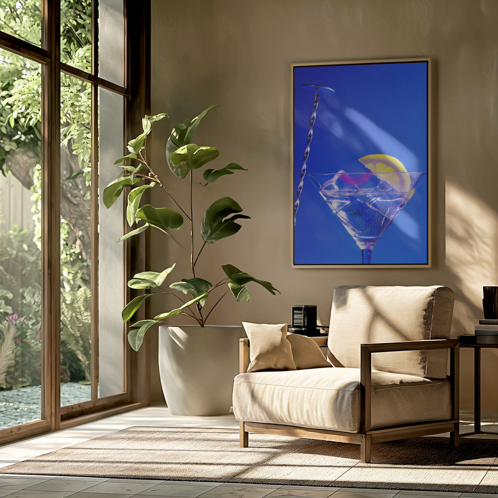 Zitronen-Twist-Martini | Poster