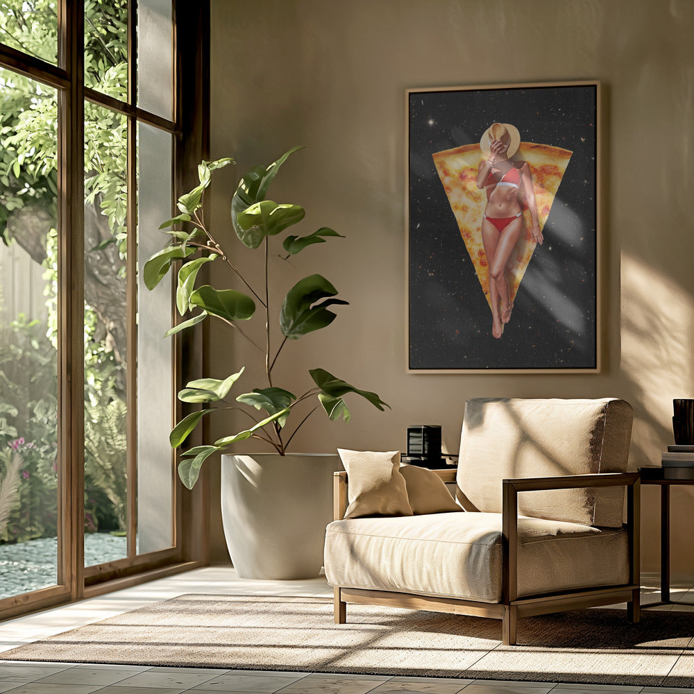 Pizza Sonnenbräune | Poster