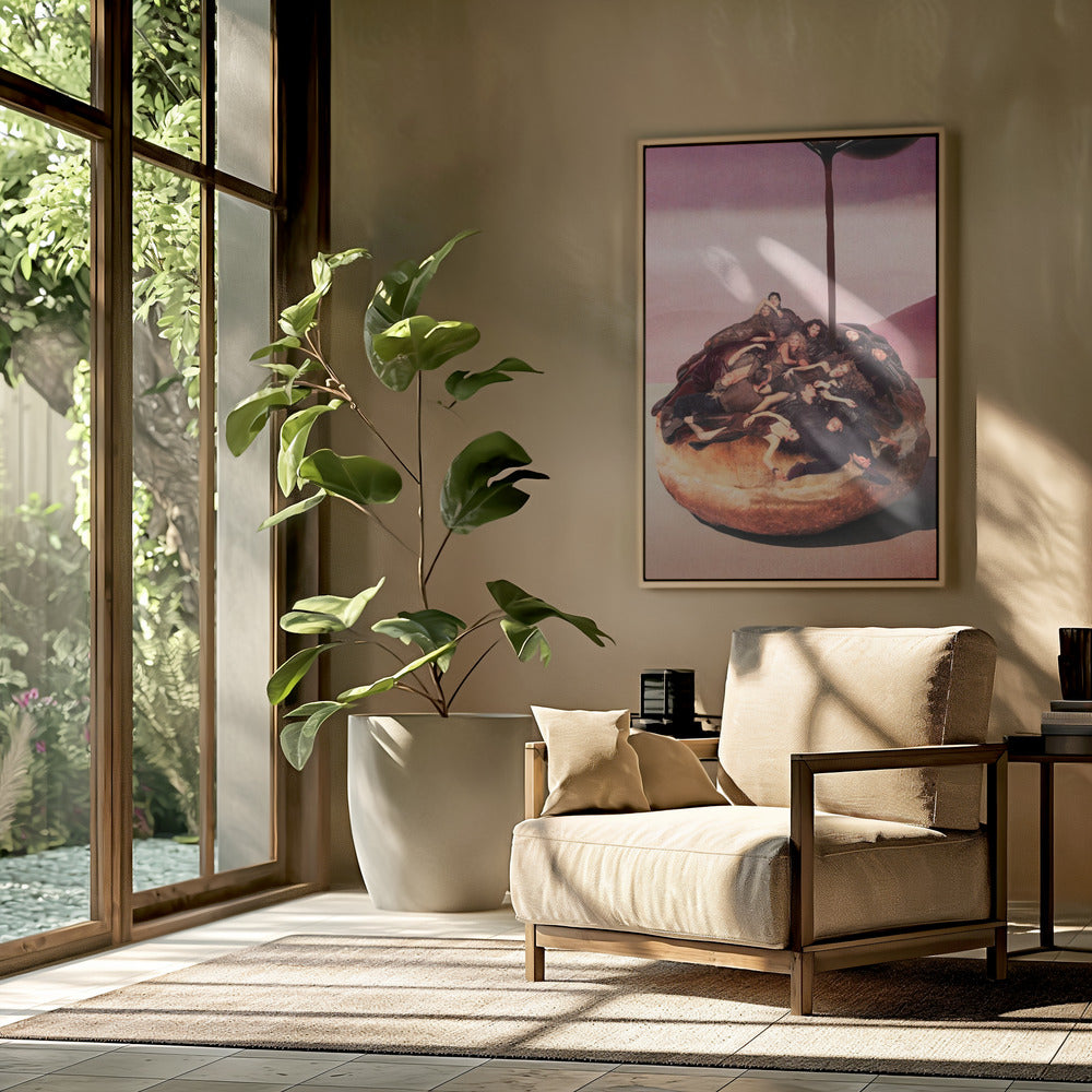 Surrealer dekadenter Donut | Poster