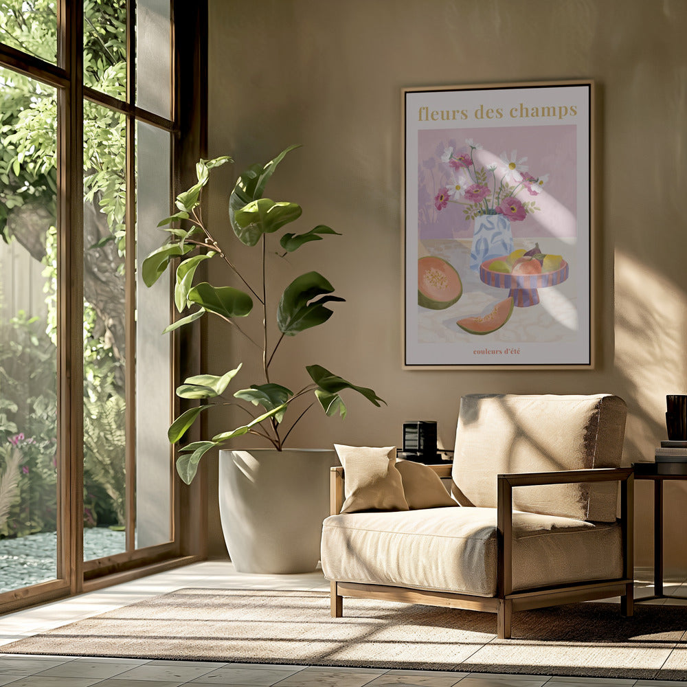 Fleur Des Champs - Rosa | Poster