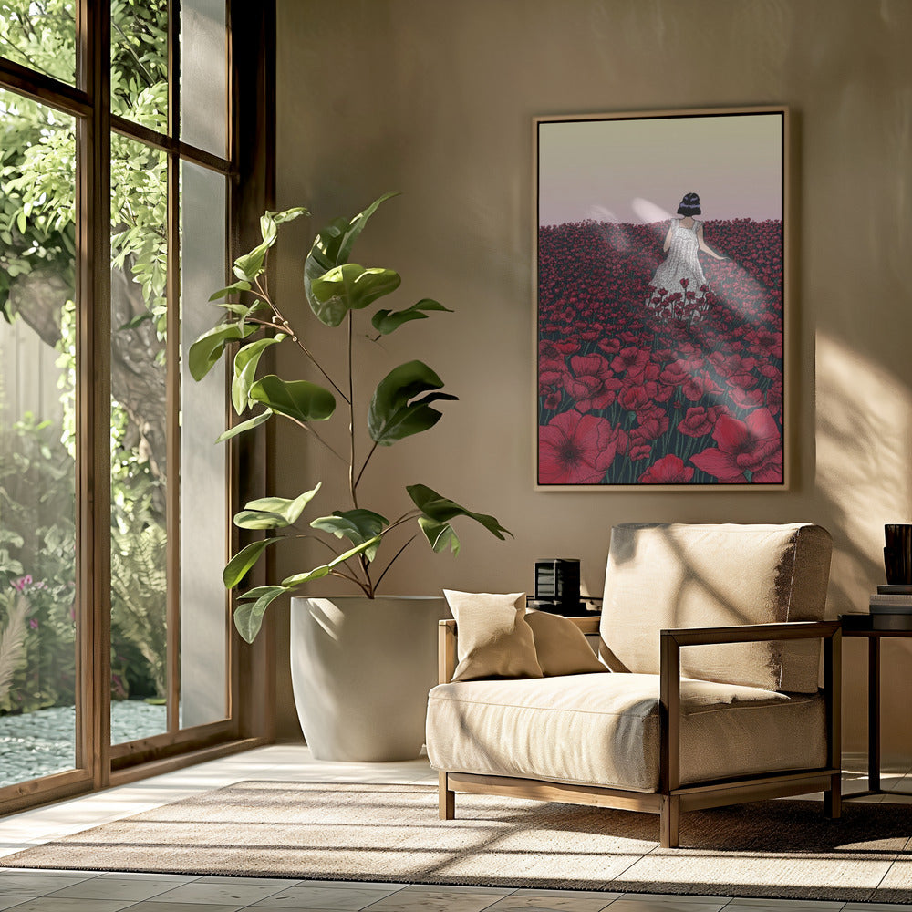 Field of Poppies Original Colour Copy 2 | Poster