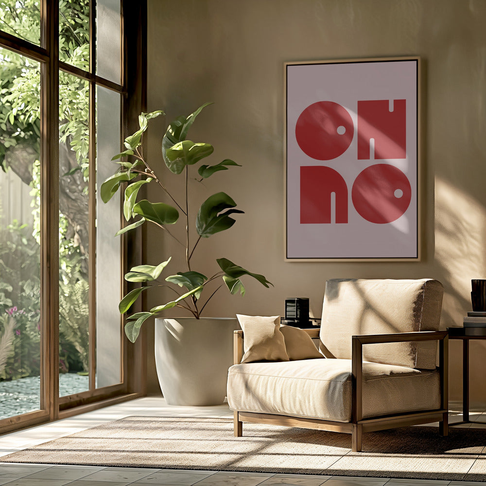 Fettgedrucktes typografisches Echo | Poster