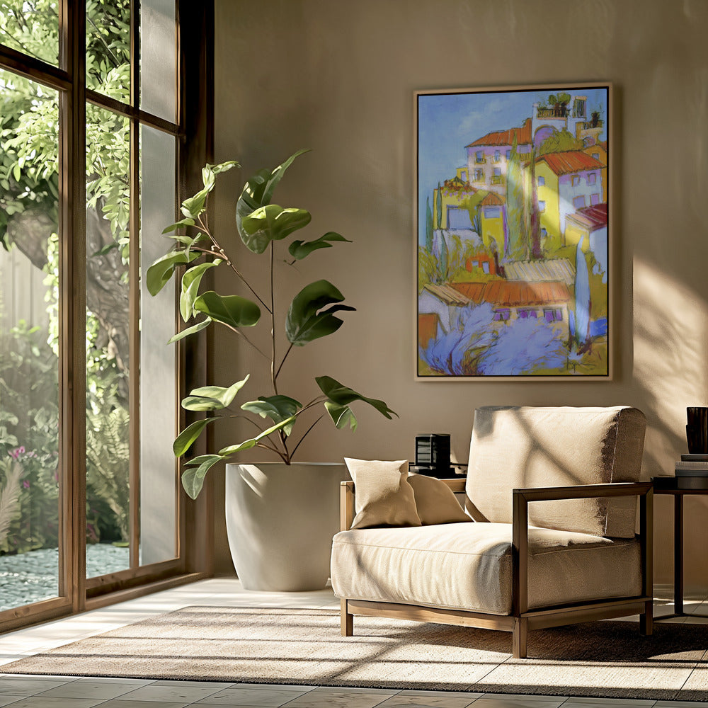 Hill Side Village | Poster