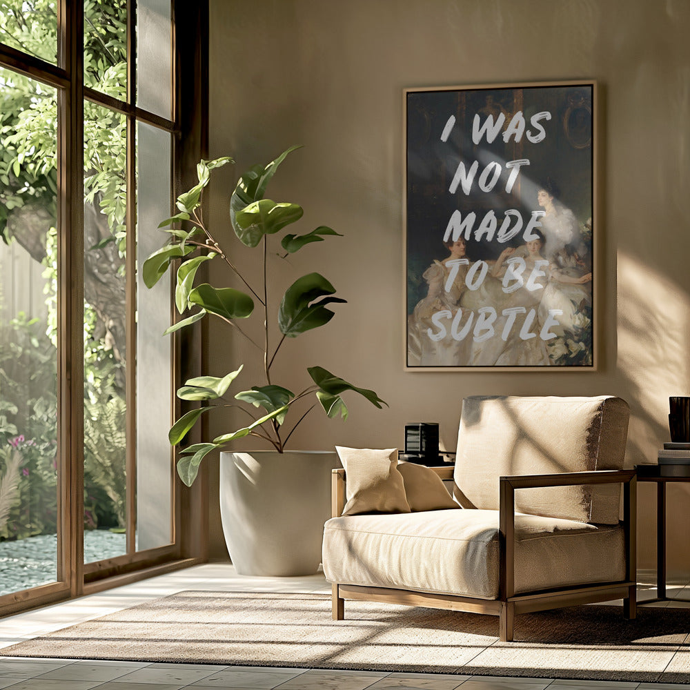 Notsubtlewhitefont Ratioiso | Poster