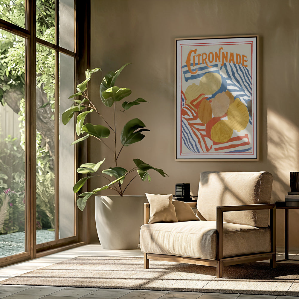 Citronnade Blau und Rot | Poster
