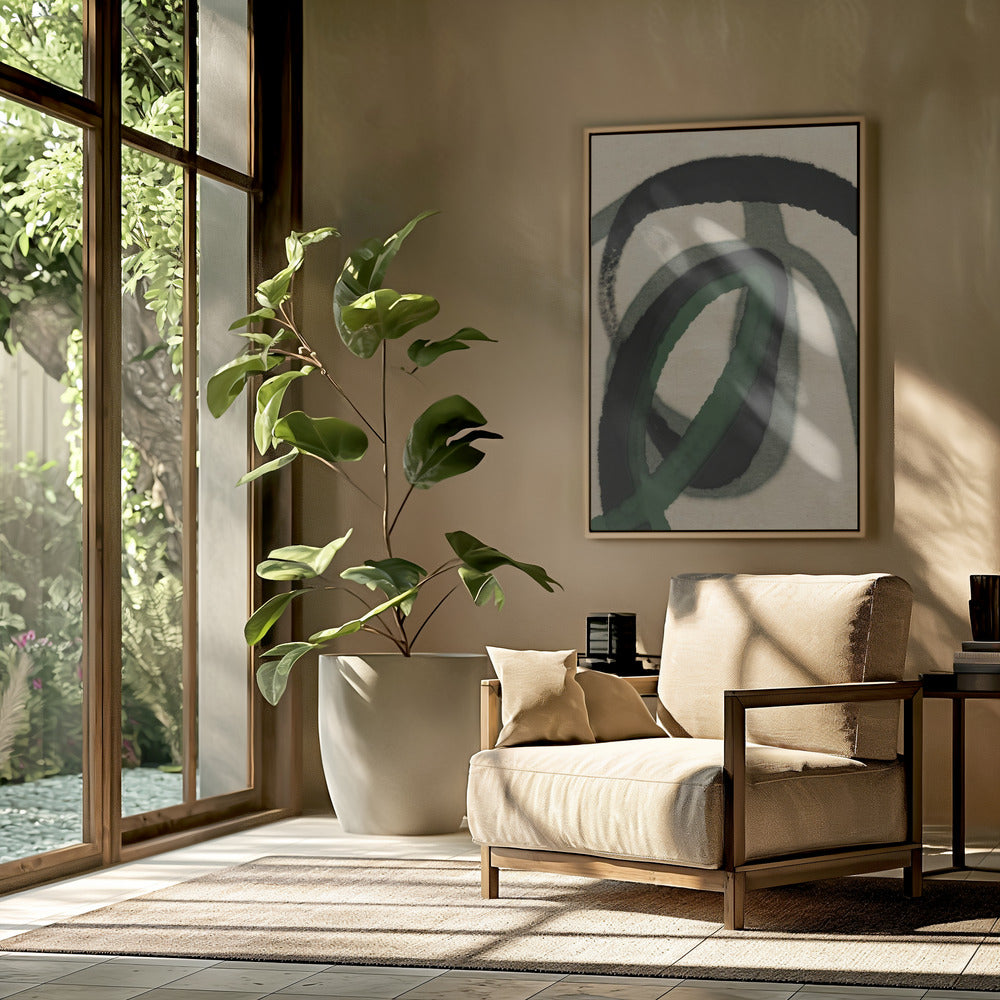 Emerald Whorls | Poster