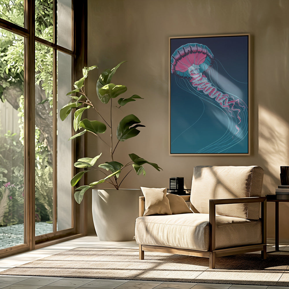 Löwenmähnenqualle | Poster
