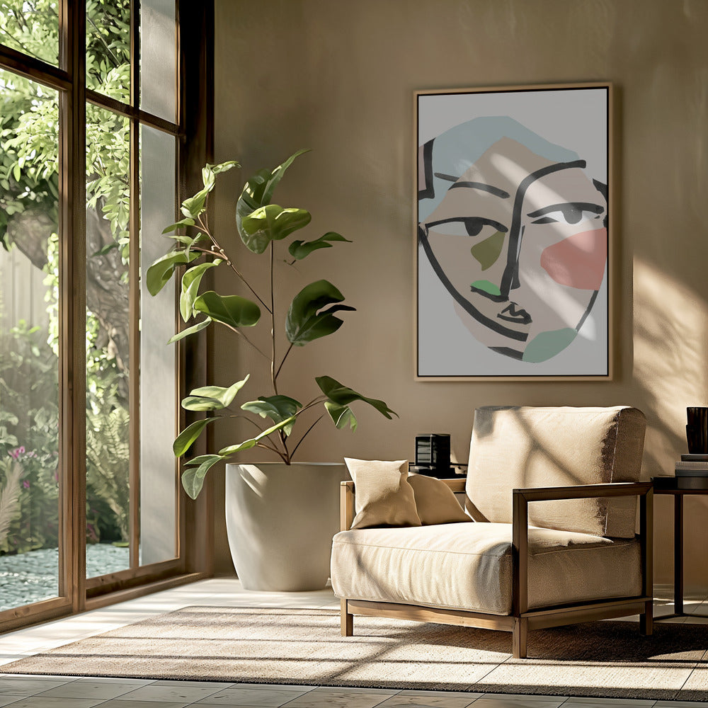 Visage No2 Art Print | Poster