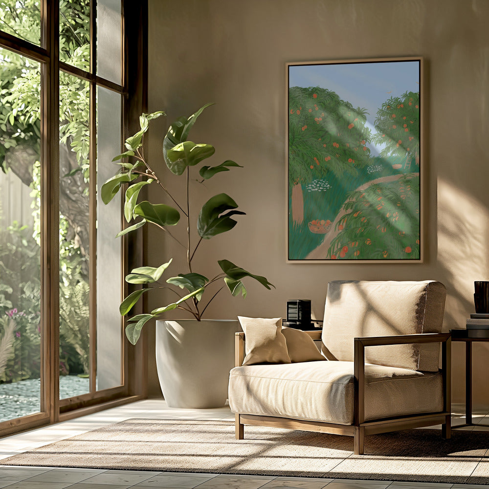 Peach Garden | Poster