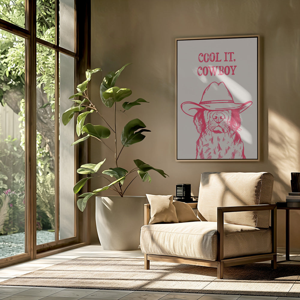 Cooles Cowboy-Pink | Poster