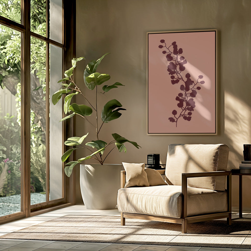 Blumensilhouette 2 | Poster
