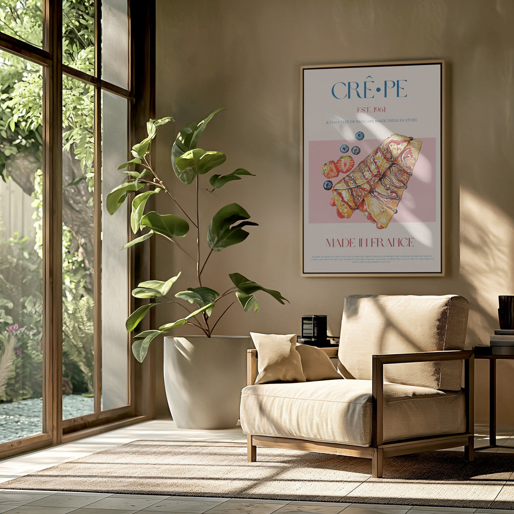Französischer Crêpe-Genuss | Poster