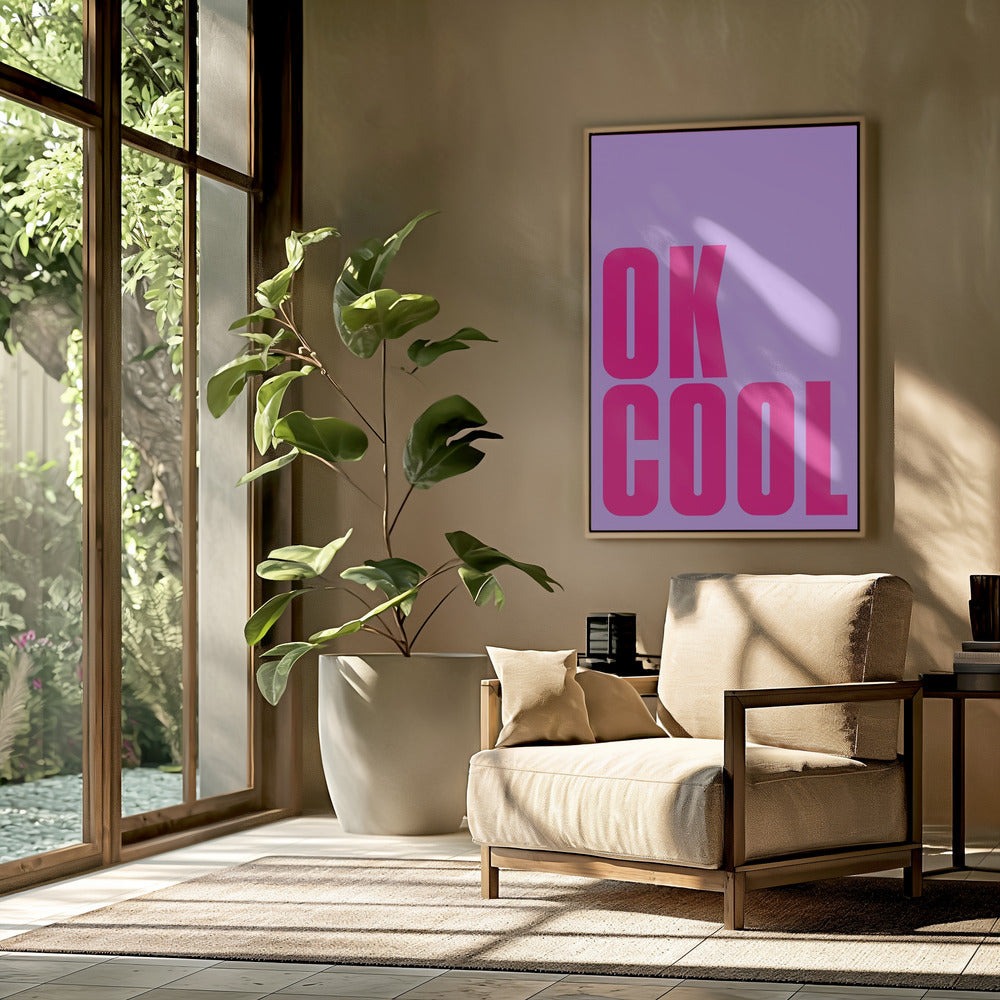 Kräftiges Pink-Statement | Poster