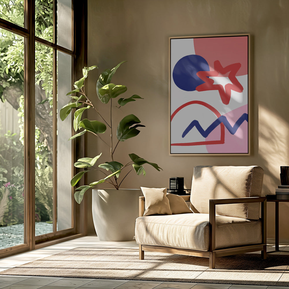 Bold Geometric Shapes | Poster