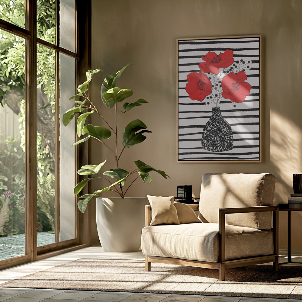 Drei Mohnblumen | Poster