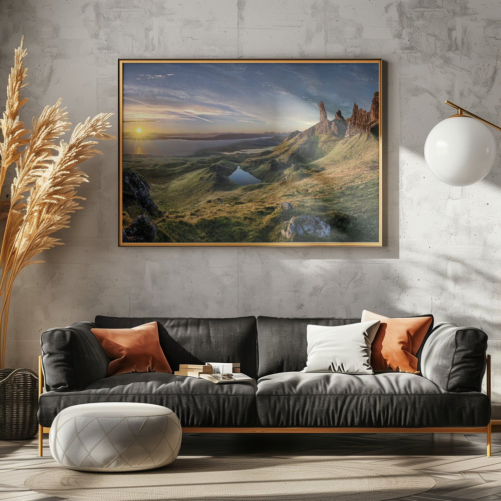 Der alte Mann von Storr | Leinwand
