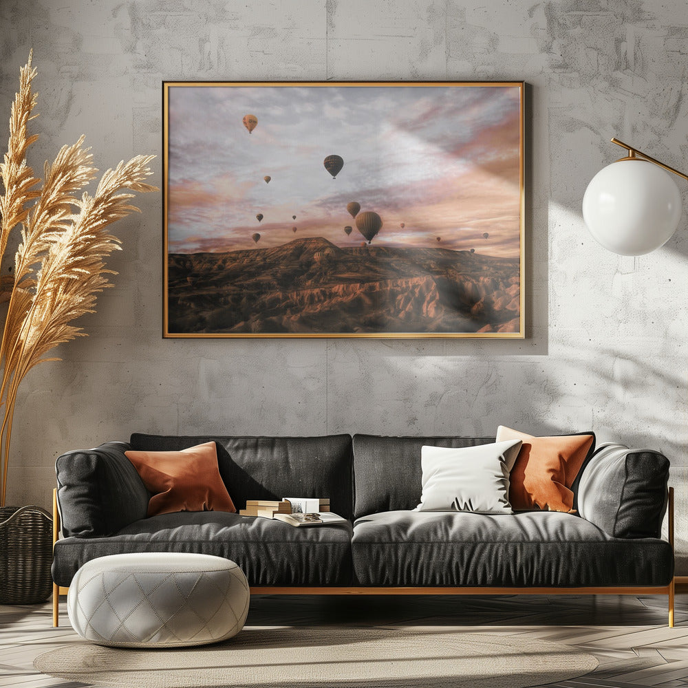 Heißluftballon von Kappodok | Poster