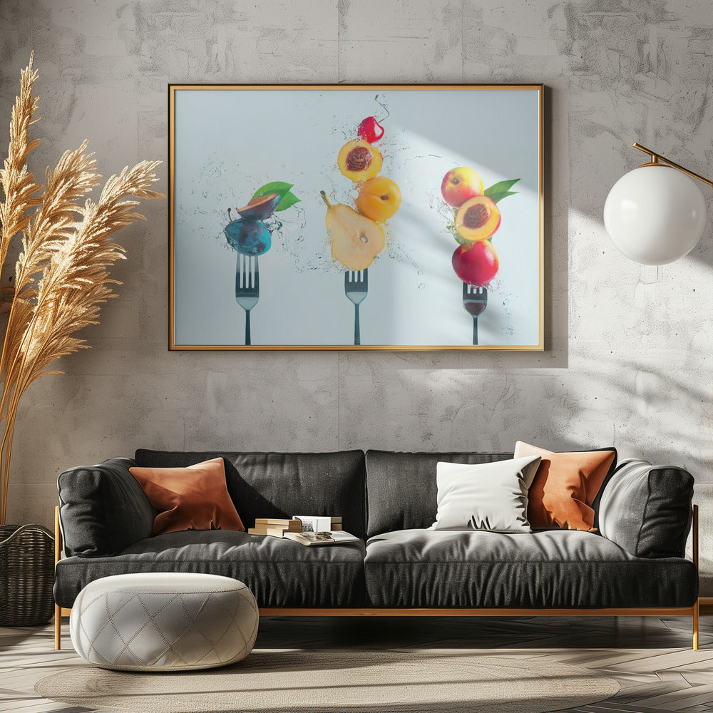 Obstsalat zubereiten | Leinwand