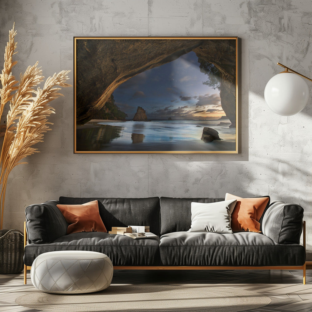 Cathedral Cove | Canvas