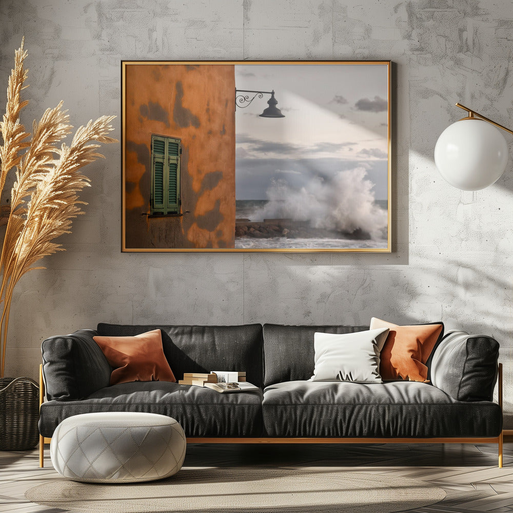 Die Wand und die Welle | Leinwand